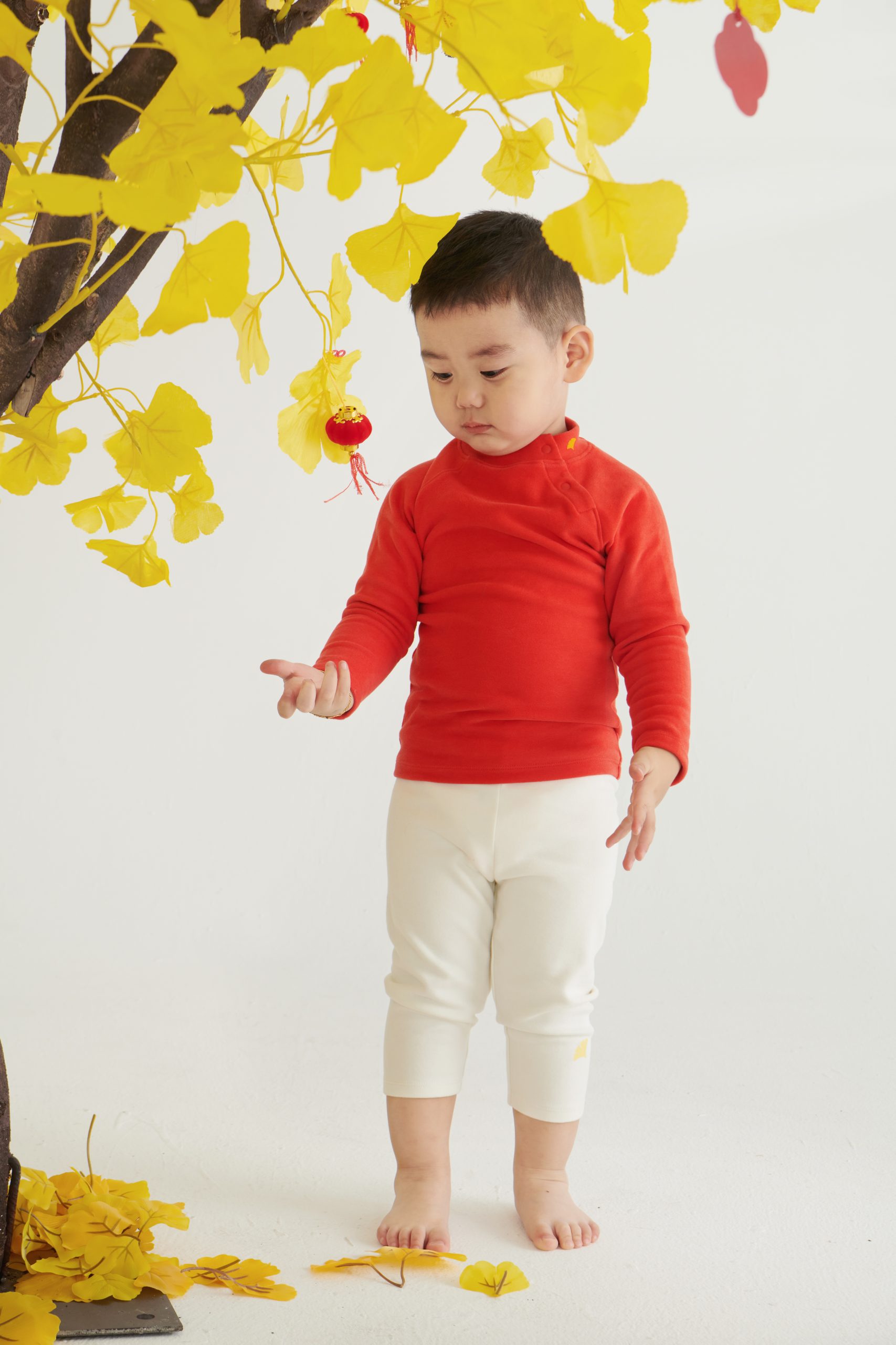 kids ginger cotton warm shirt - Image 2