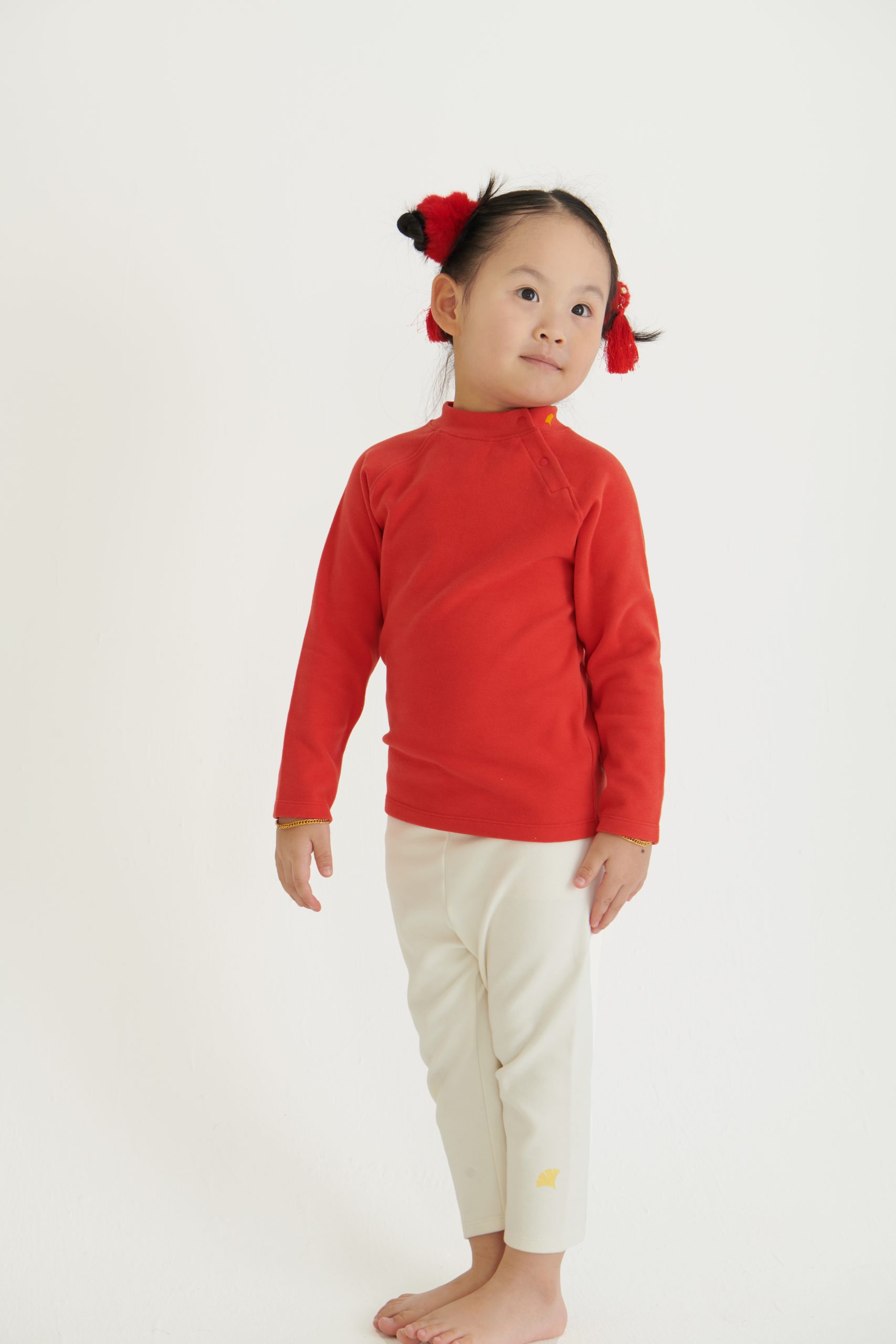 kids ginger cotton warm shirt - Image 6