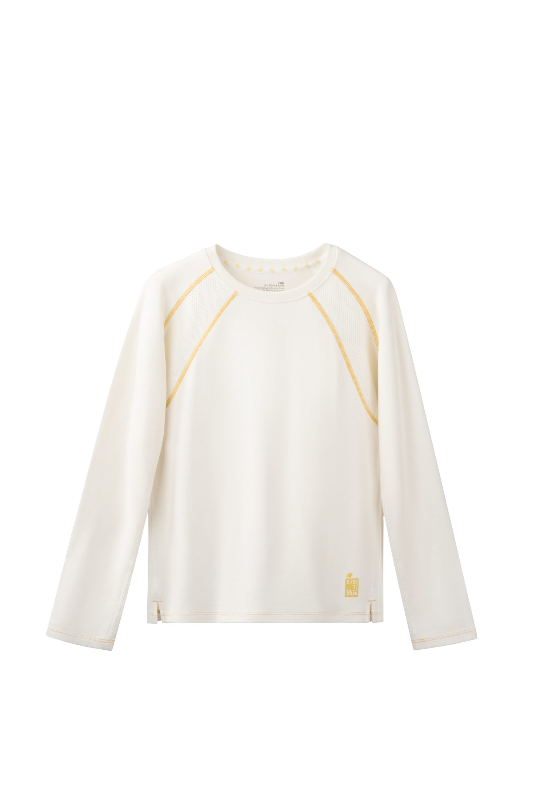 Warm Ginger Color Block Breathable Mesh Thermal Top - Image 9