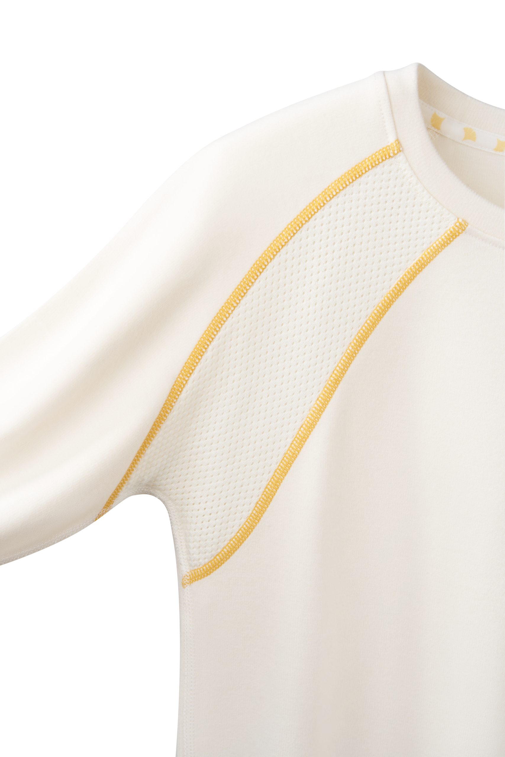 Warm Ginger Color Block Breathable Mesh Thermal Top - Image 11
