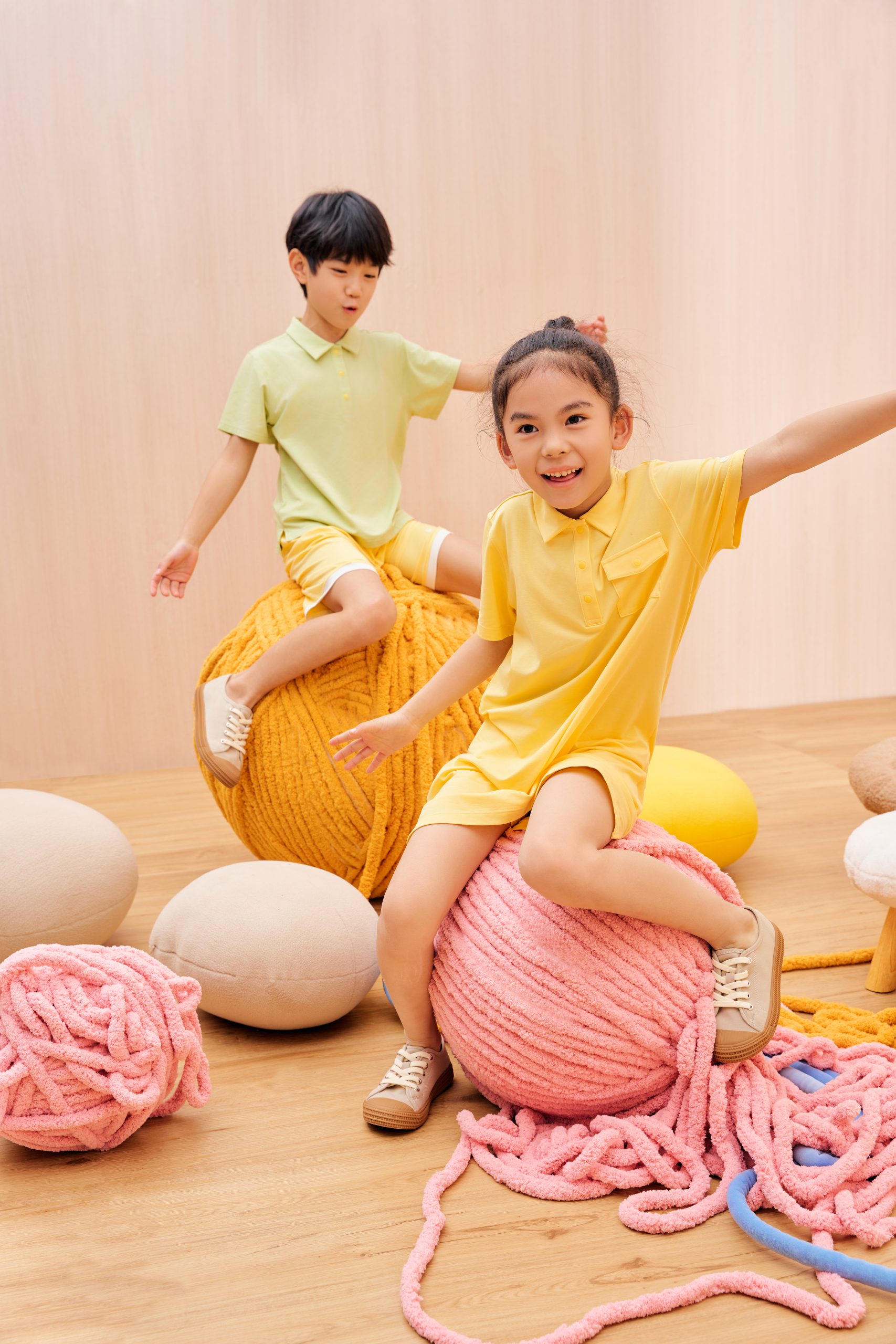 kids Quick-dry cotton loungewear polo shirt - Image 5