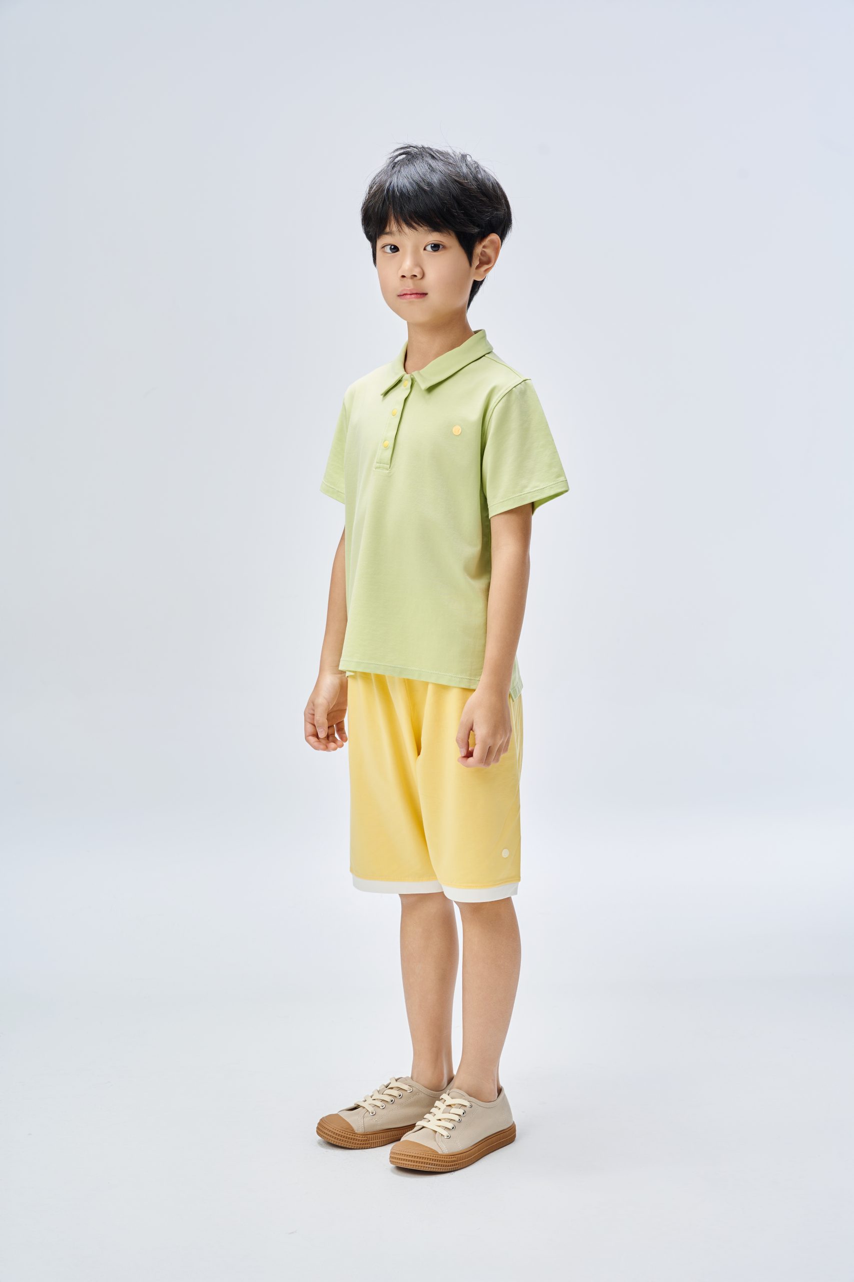 kids Quick-dry cotton loungewear polo shirt - Image 3