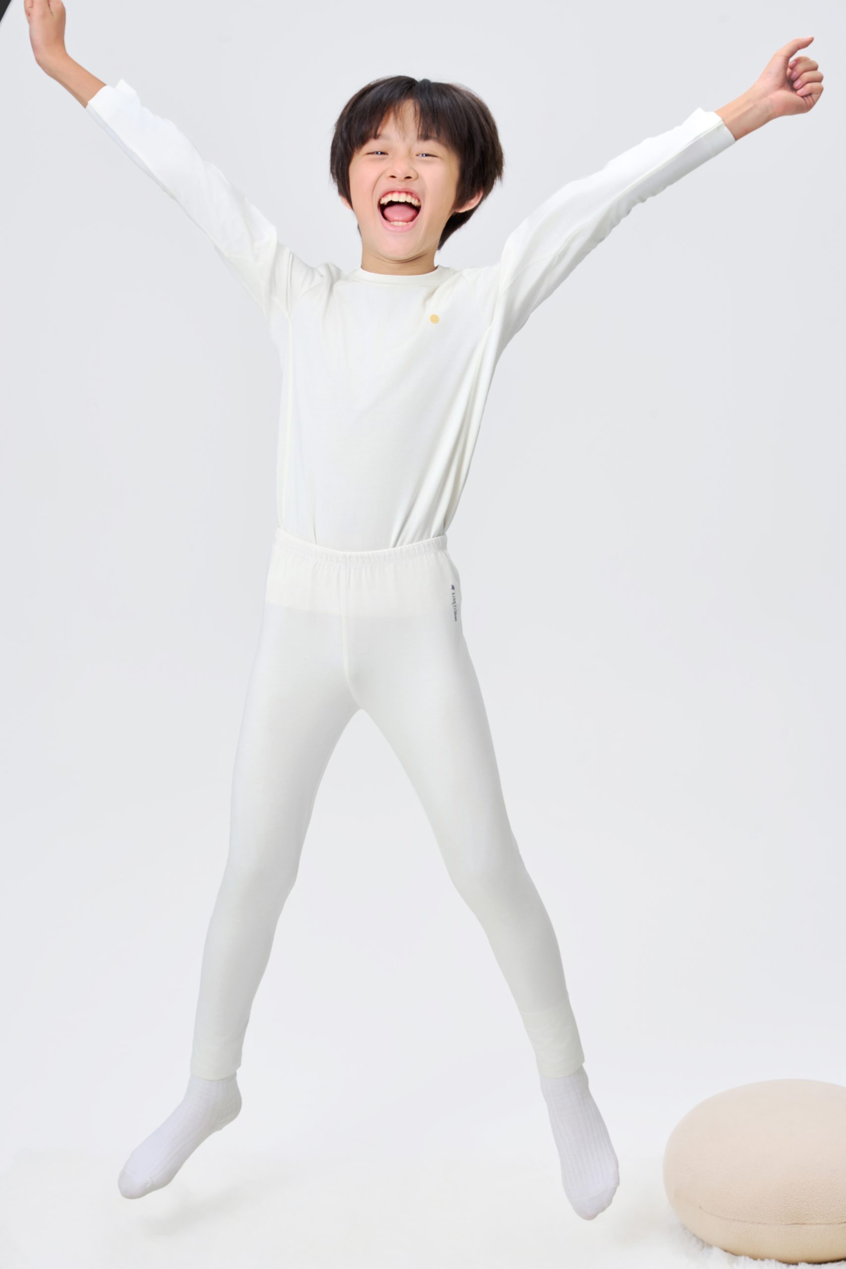Warm Ginger Belly-Wrap Base Layer Leggings - Image 5