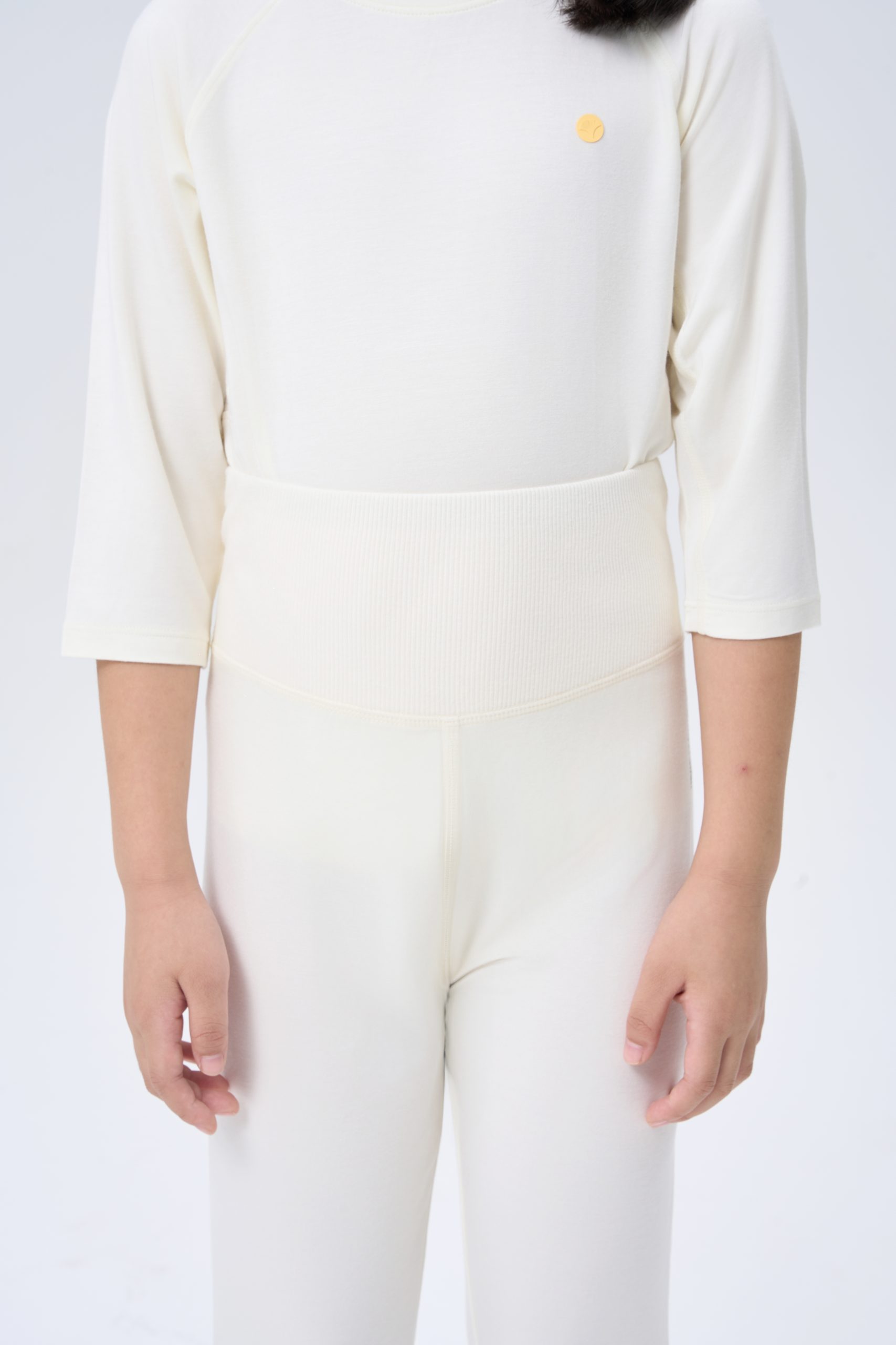 Warm Ginger Belly-Wrap Base Layer Leggings