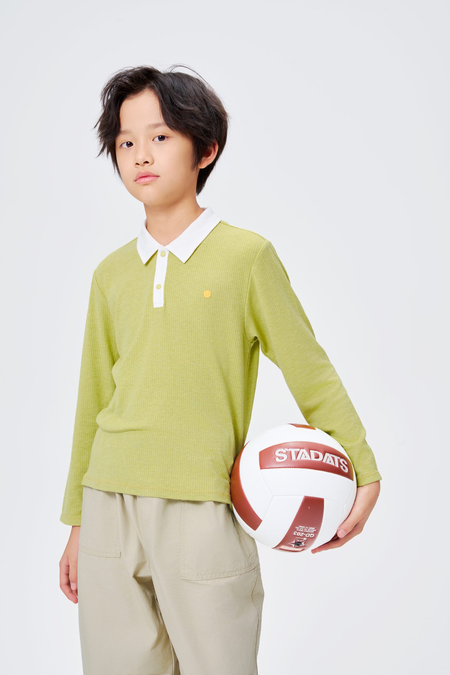 kids woolblend polo shirt - Image 4