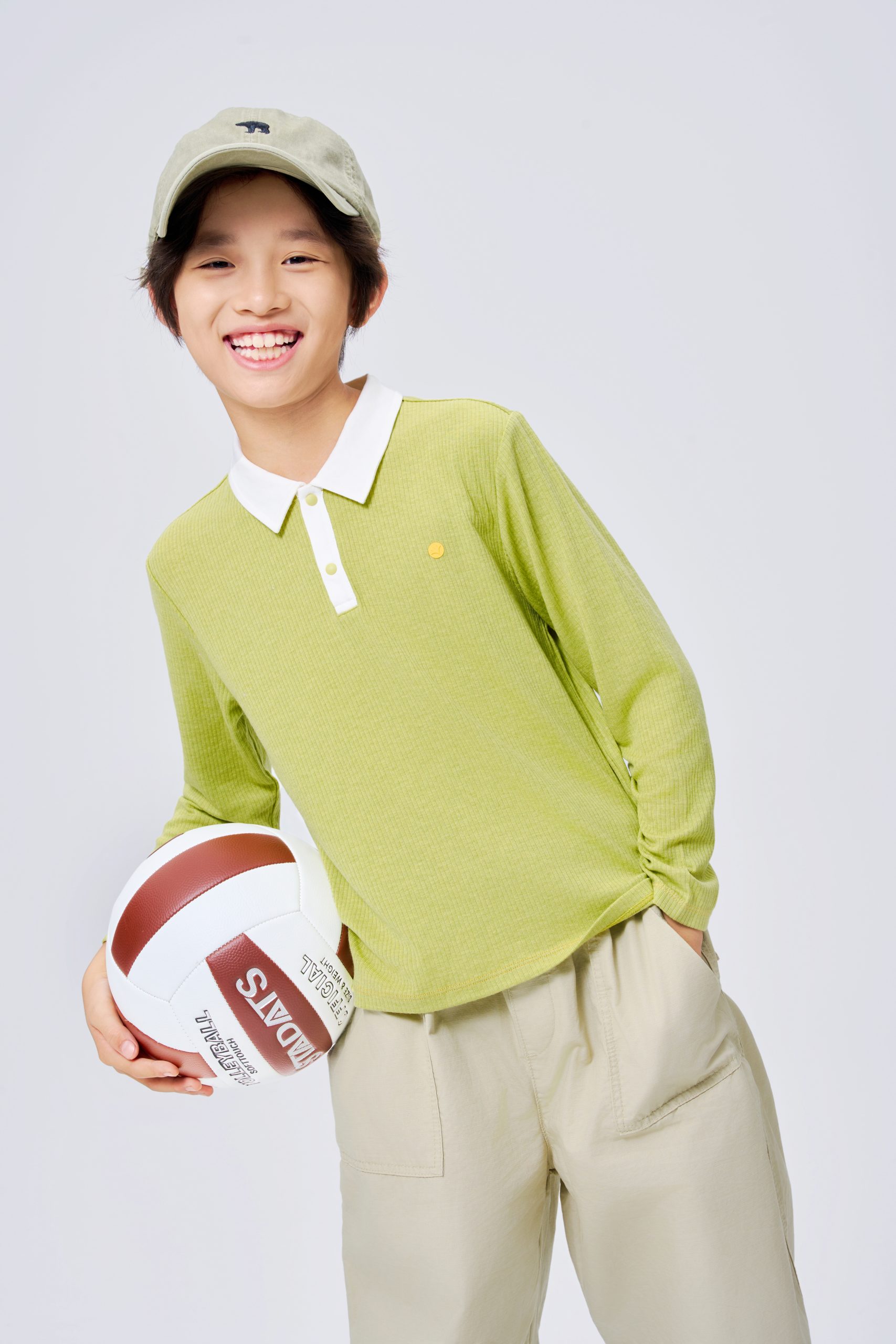 kids woolblend polo shirt - Image 3