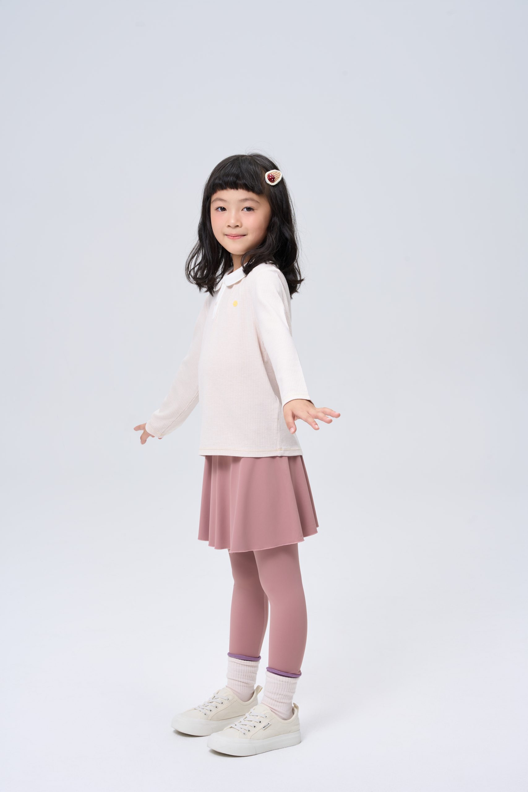 kids woolblend doll collar shirt - Image 7