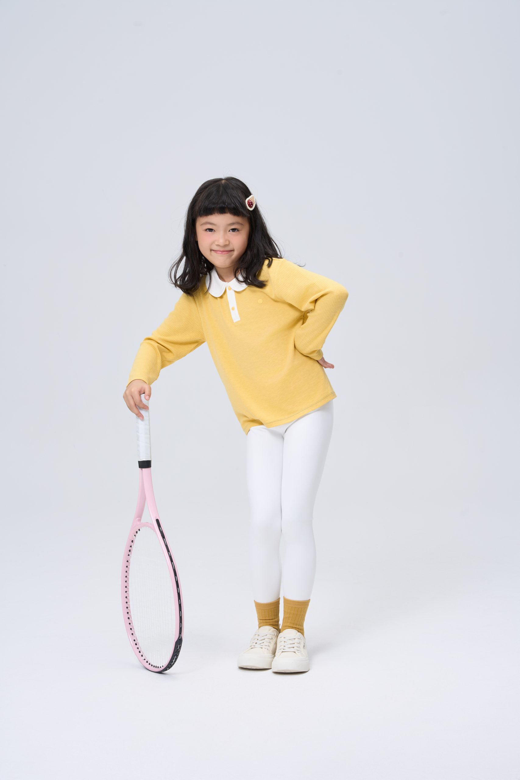 kids woolblend doll collar shirt - Image 3